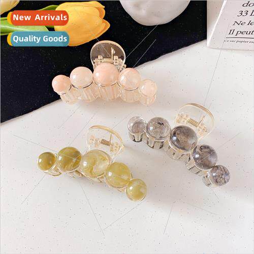 new transparent ball scratch clip large back head spoon plat