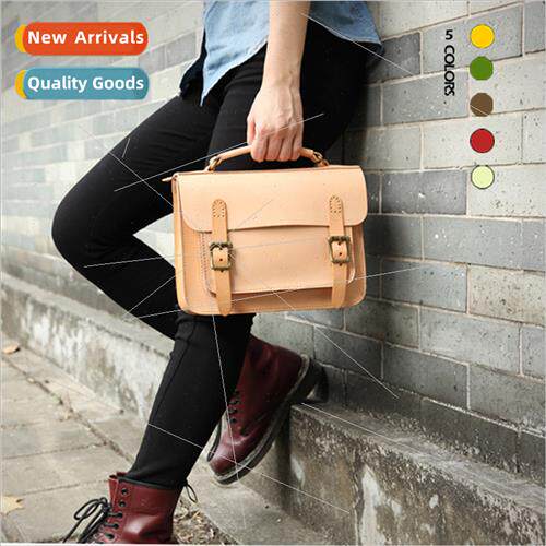 2024 new handmade leather bag handbag crossbody retro cowhid