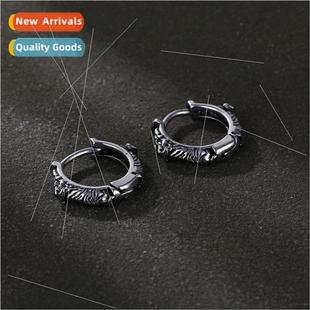 steel earrings retro Earrings old tanium sta new