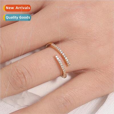 Fashion Korea hundred wh copper zirconia row diamonds full s