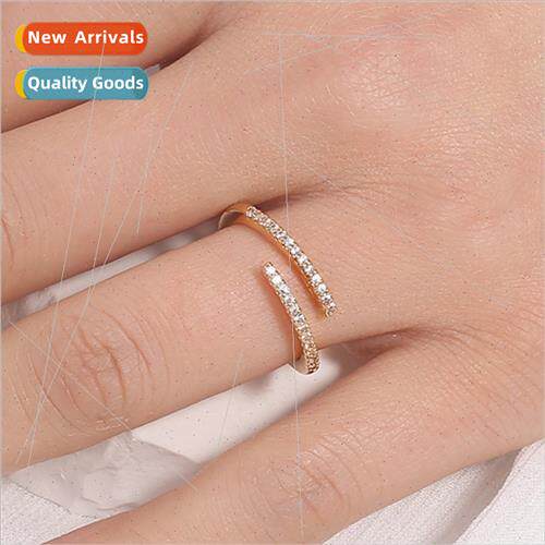 Fashion Korea hundred wh copper zirconia row diamonds full s