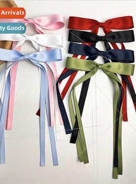 Japan Korea ribbon tie hair bow ribbon hairpin female sweet