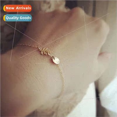 Alloy Leaf Bracelet Fashion Mori mple Bracelet bracelet