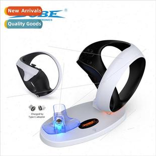 PSVR2 Gamepad Grip ghts LED Dock Charging Magnetic VR2