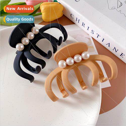 new retro acrylic pearl scratch clip large back head spoon p
