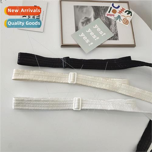 Outerwear square pin buckle belt female decorative feather w
