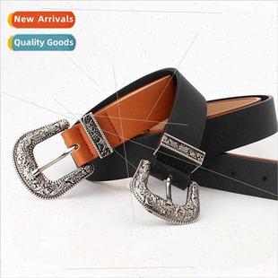 retro pin hundred new fashio cool ladies belt Classic buckle