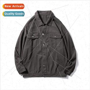 American retro pocket fall multi winter jacket 2023 denim