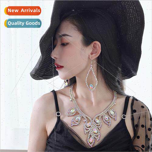 Belly dance new Latin dance necklace handmade hot color diam