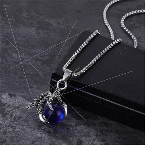 Men women fashion creative tanium steel necklace cool handso