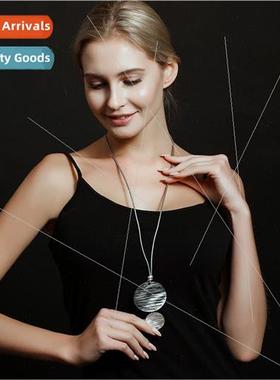 Europe Necklace Sweater Chain Fashion mple Vintage Jewelry c