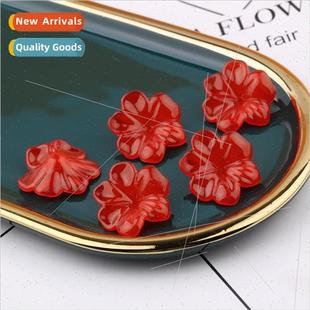 step rock jelly Ancient flower hairpin petals bracket Hanfu