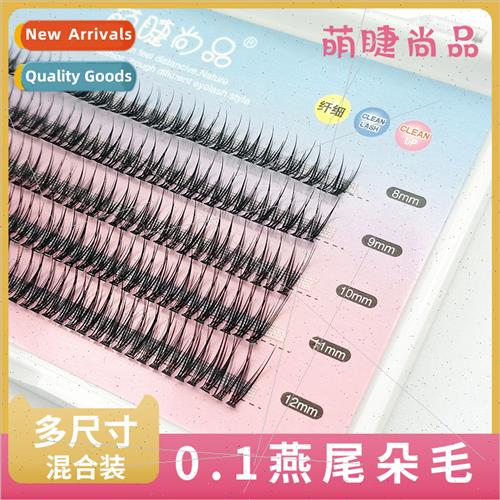 0.1 Swallowtail False Eyelash 5 rows multi-size fishtail sin
