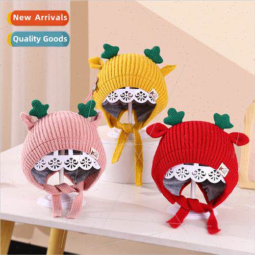 Baby hat 2022 fall winter new ear protection cap baby wool h