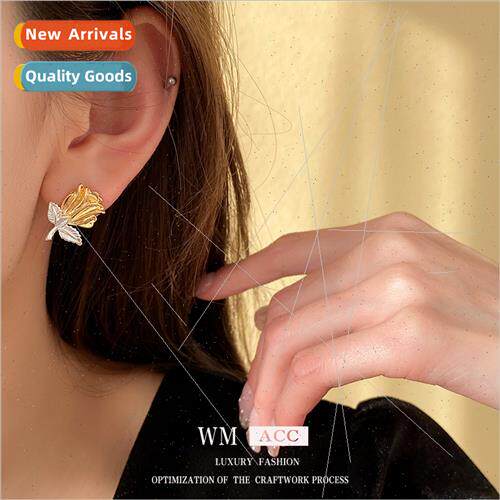 lver pin rose flower earrings fashion small delicate earring