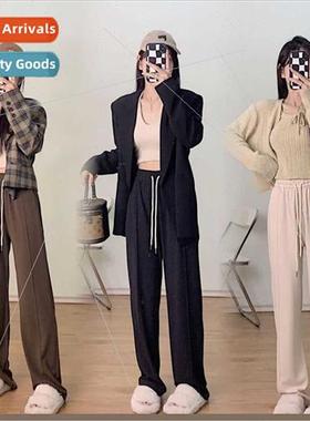 Bu jiu Mianmian glutinous rice pants new fall loose hundred