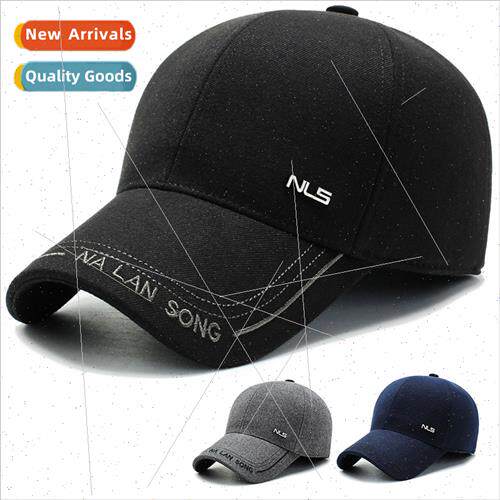 Men hat winter middle-aged elderly ear protection baseball c