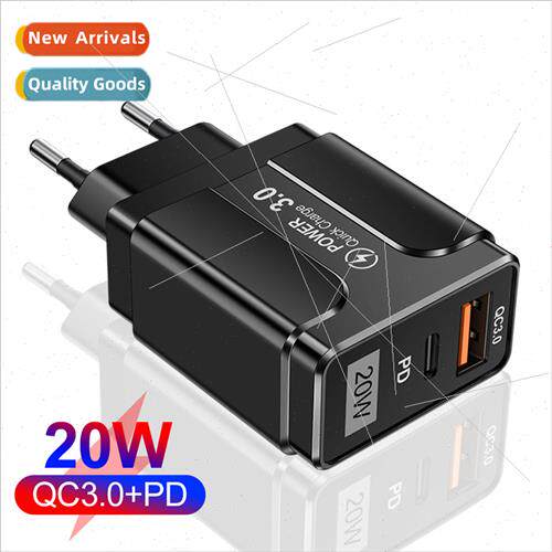 20W PD+QC3.0 dual fast charger phone charger pd20w qc3.0 bri