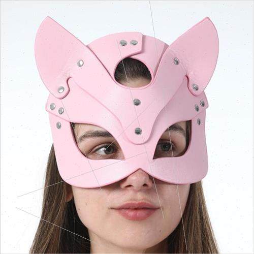 New PU leather fox eye mask erotic mask play ball mask now