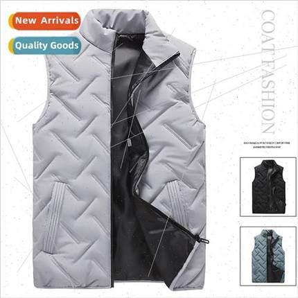 Vest cotton jacket men new fall winter HK padded thickened s