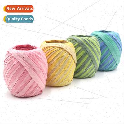 Duan Dye Lara Paper Rope Rugby 20m/roll Colorful Raffia Pape