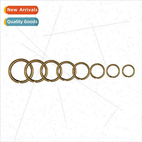 Green ancient open ring metal key ring key ring iron ring st