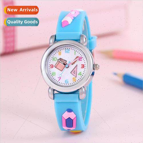 Fashion colorful cartoon student book pen ruler school suppl