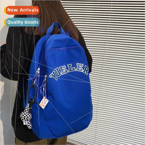 schoolbag junior backpack male shoulder bag simple large-cap