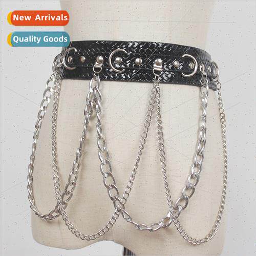 Belt female waist seal chain waist chain ins tide retro su s