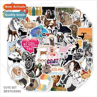 50 new goat Capra hircus graffiti stickers helmet laptop lug