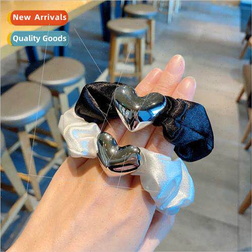 French Haute Couture Heart Large Intestine Hair Bands Korea