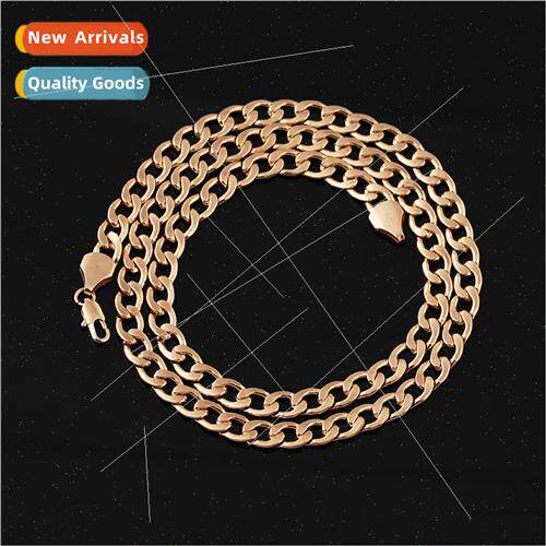 Europe popular simple punk metal chain necklace fashion men