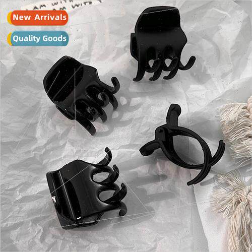 Small grab clip high ponytail fixed hair clips female back h