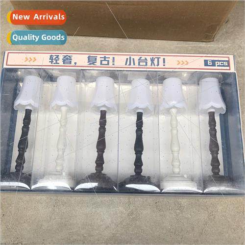 Creative retro small table lamp bedroom bedside lamp mini ni