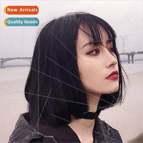 Korea wig female air Qi bangs short o head chemical fiber wi