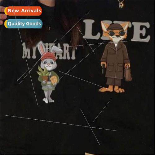 Autumn winter  2023 shirt sweater couple Mr. Fox rabb women