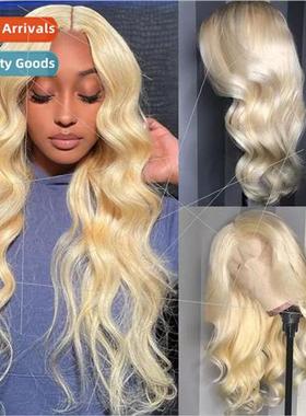 Europe ladies wigs center parted big wave long curly hair fr