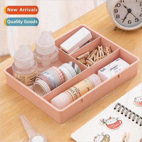 Desktop storage box stackable compartment drawer storage box