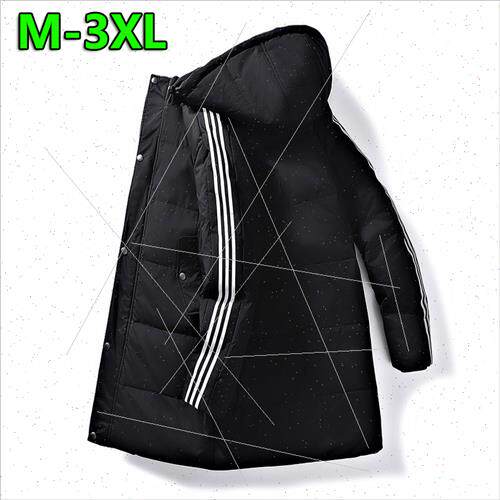 Medium-length down jacket men Korean  tide thickened warm ja