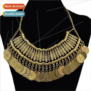 Tassel Europe Coin Boho Necklace Fashion