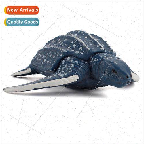 Wild sea creature leatherback turtle model large sea turtle