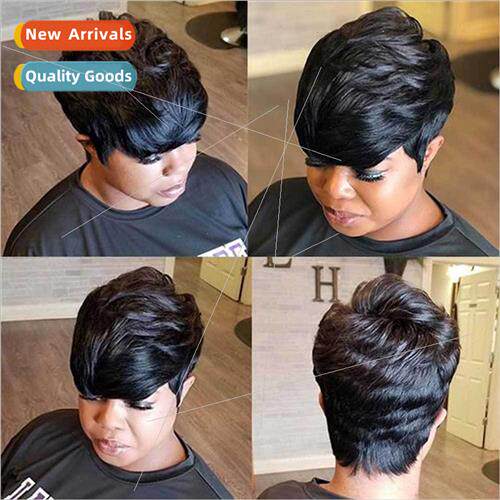 pixiex wig wighair Europe wigs 适用women short curly hair na