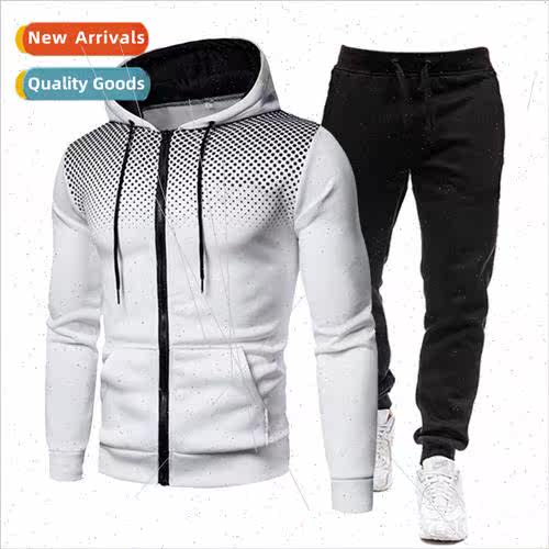 Autumn and winter new solid color fleece sweater sweatpants