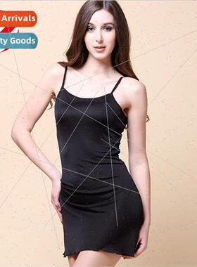 Summer silk knted halter dress pajamas nightgown nightgown w
