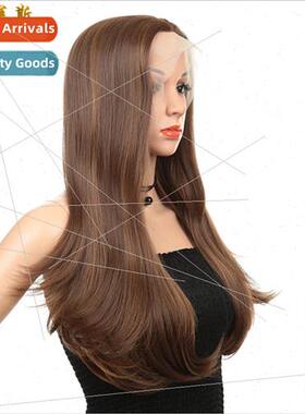 Wig Europe ladies wig 26 inch front lace wig head set Lace F