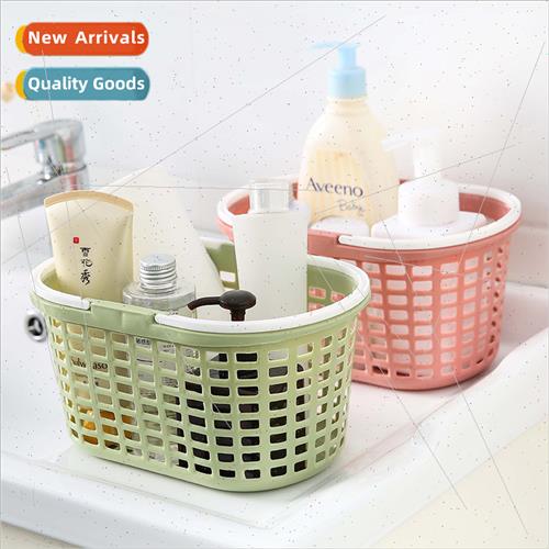 Bathroom bath storage basket plastic handheld shower basket