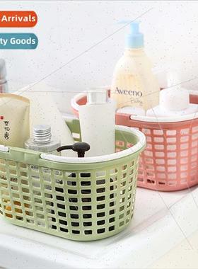 Bathroom bath storage basket plastic handheld shower basket