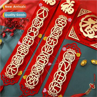 2024 Housewarming Couplets Set Flocking Moving Ceremony New