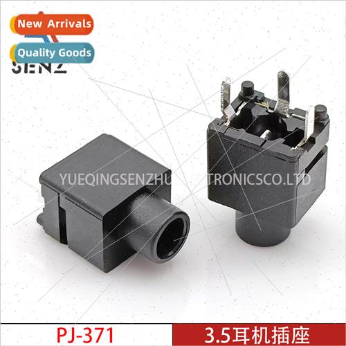 3.5mm headphone socket PJ-371 Plastic vertical 180 degree th