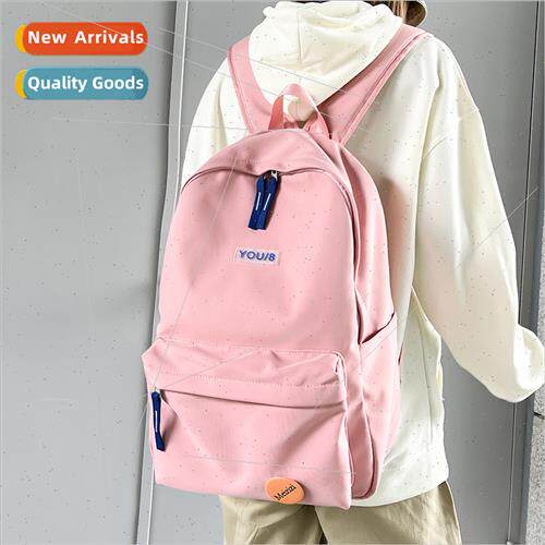 Girls shoulder bag simple large capacy travel backpack femal